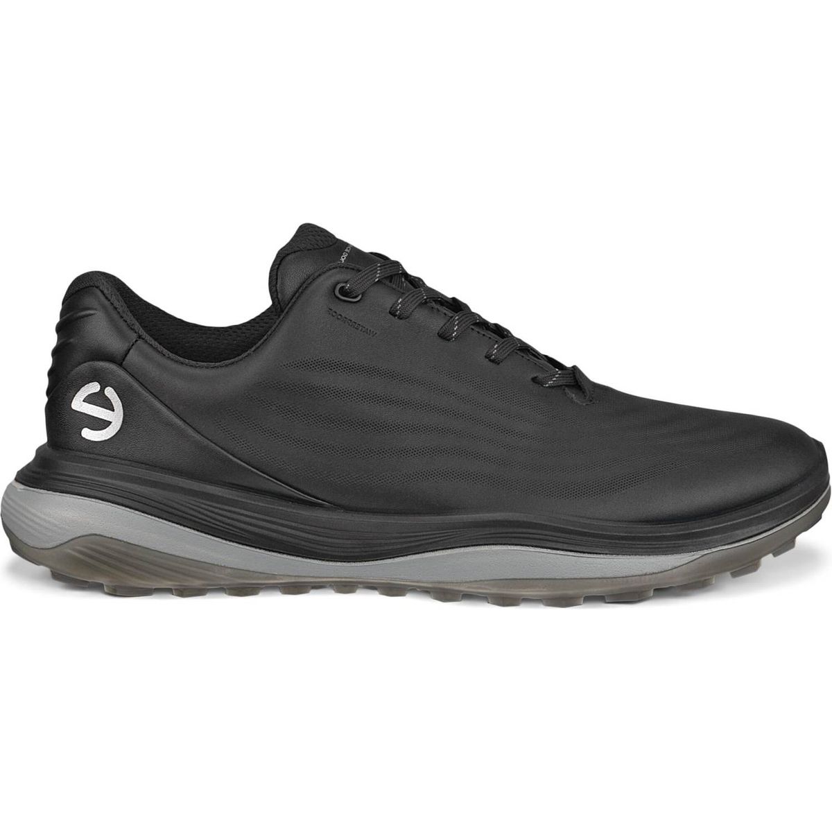 Ecco LT1 Vandtætte Herre Golfsko Uden Spikes - Black - Str. 44 Normal