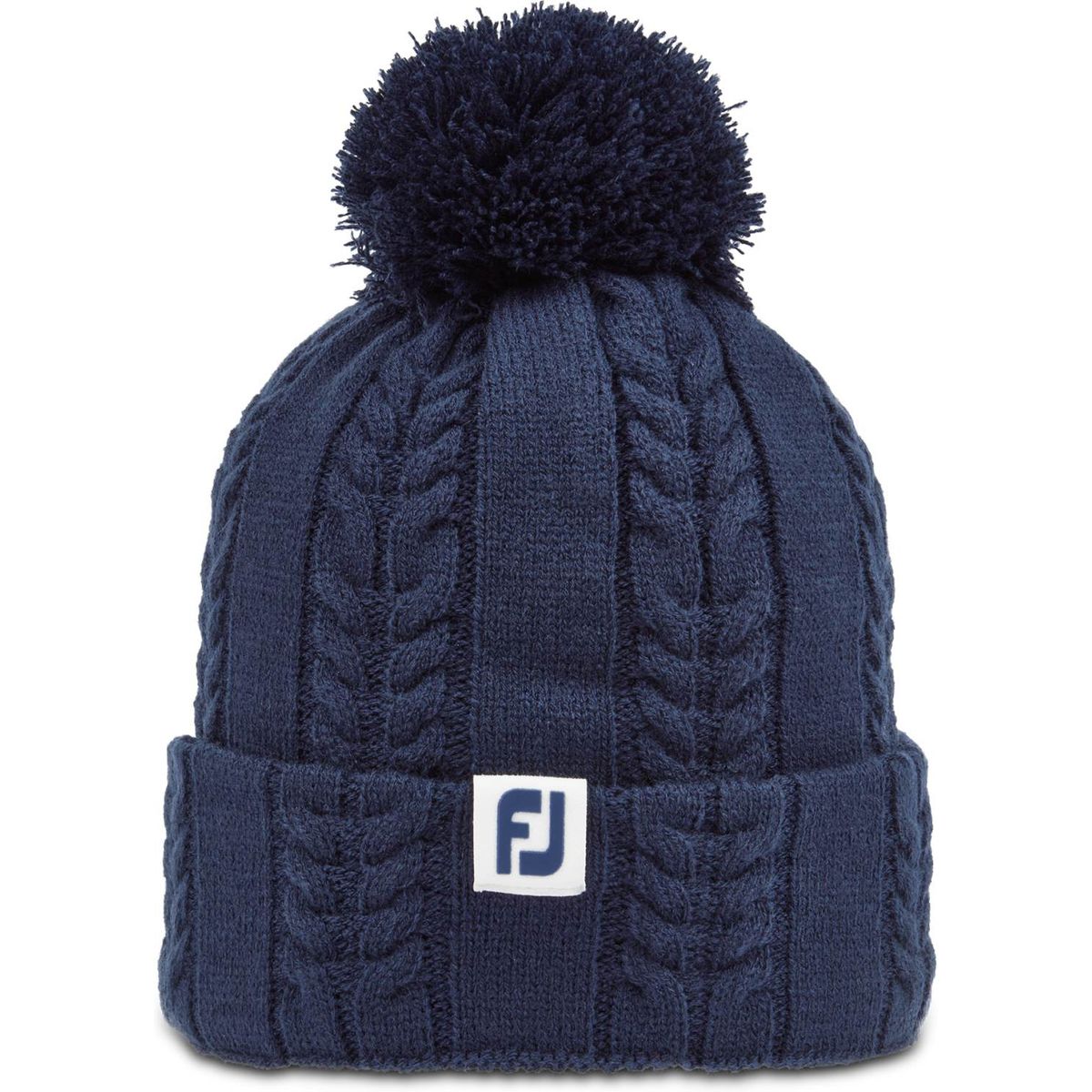 Footjoy Cable Knit Bobble Dame Hue - Navy - Str. Onesize