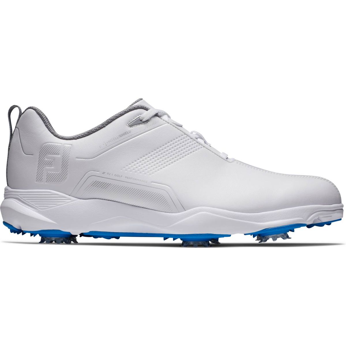 Footjoy eComfort (2022) Vandtætte Herre Golfsko Med Spikes - White - Str. 42 Normal