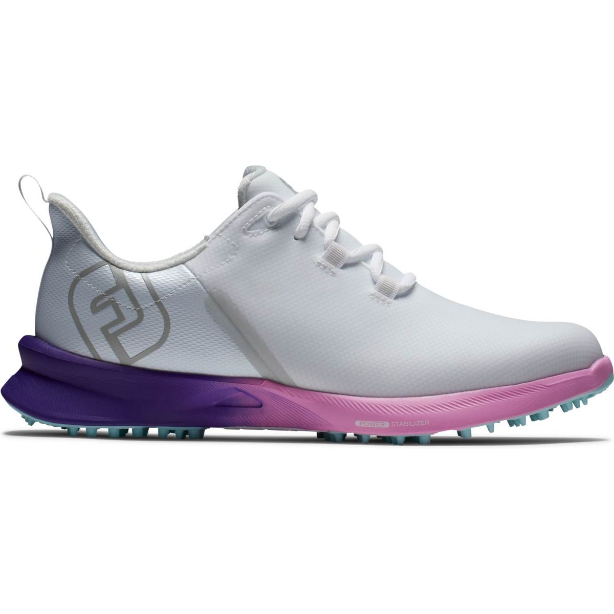 Footjoy Fuel Sport Vandtætte Dame Golfsko Uden Spikes - White/Purple/Pink - Str. 38 1/2 Normal