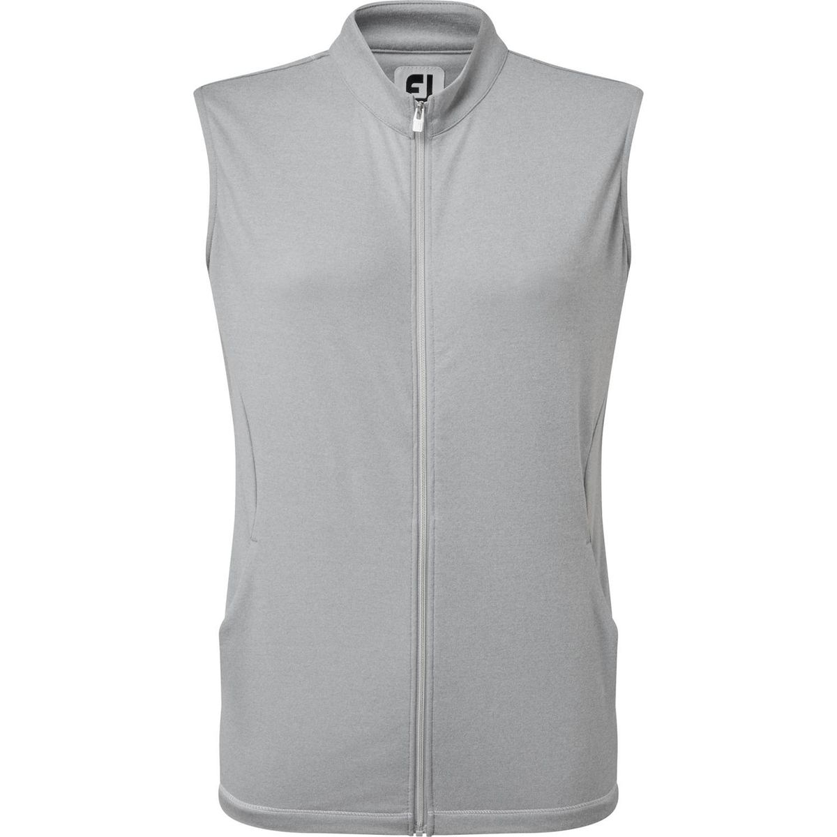 Footjoy Full-Zip Solid Dame Vest - Heather Grey - Str. L