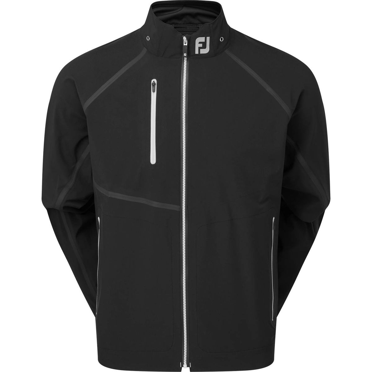 Footjoy HydroTour Herre Regnjakke - Black/Silver - Str. S