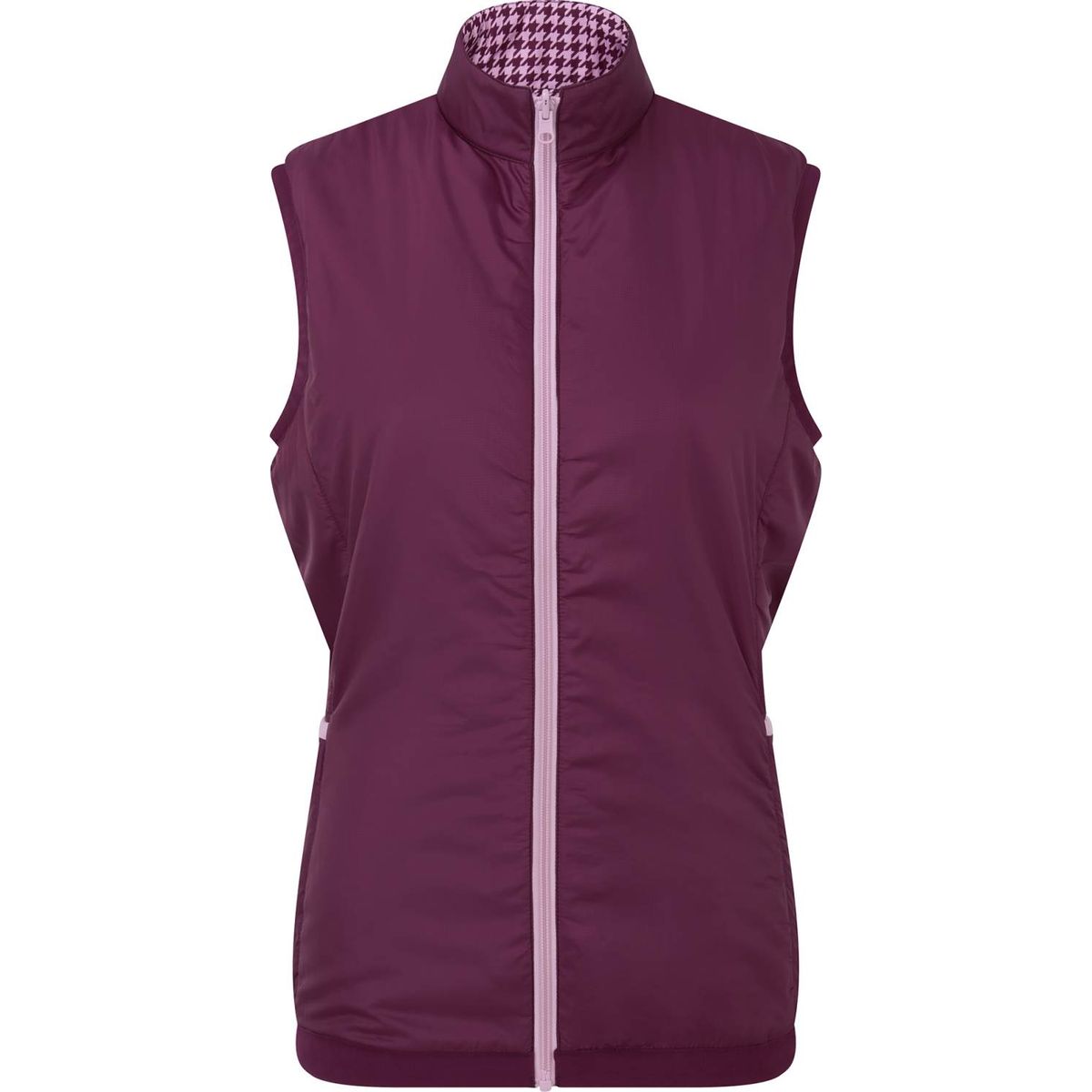 Footjoy Insulated Reversible Dame Vest - Fig/Pink - Str. XS