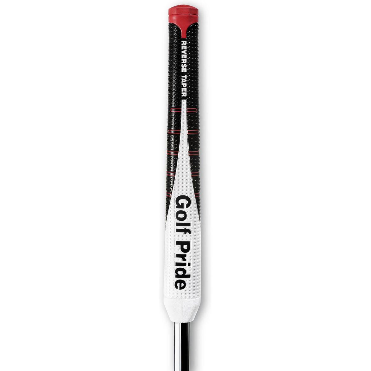 Golf Pride Reverse Taper Flat Putte grip - Black/White/Red - Str. Medium