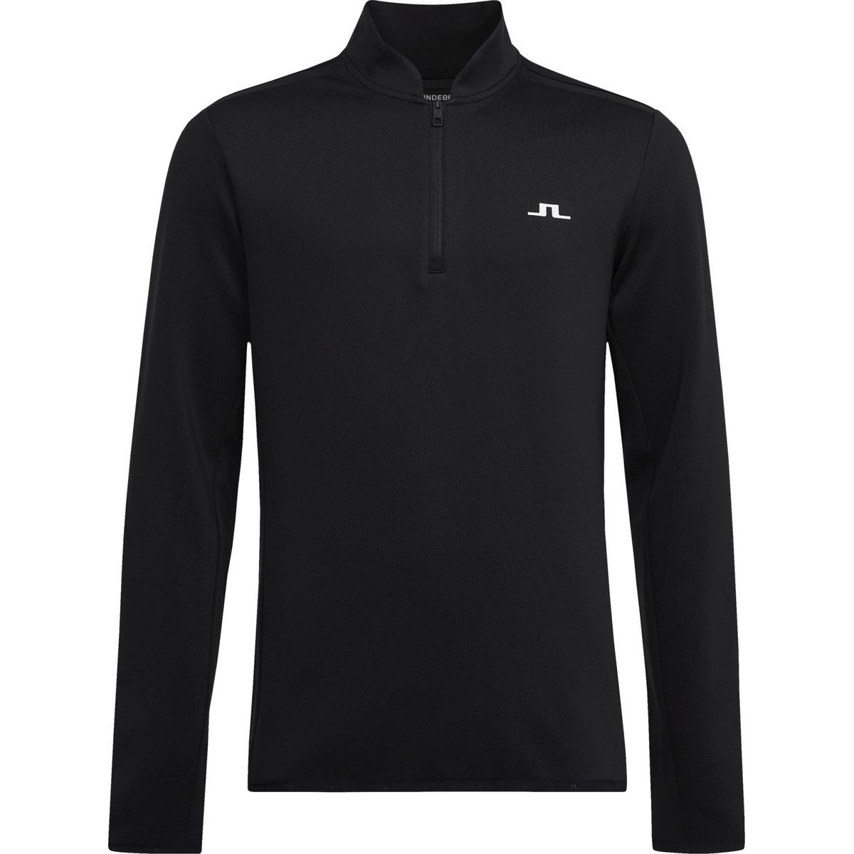 J. Lindeberg Tech Bridge Golf Herre Pullover - Black - Str. XL