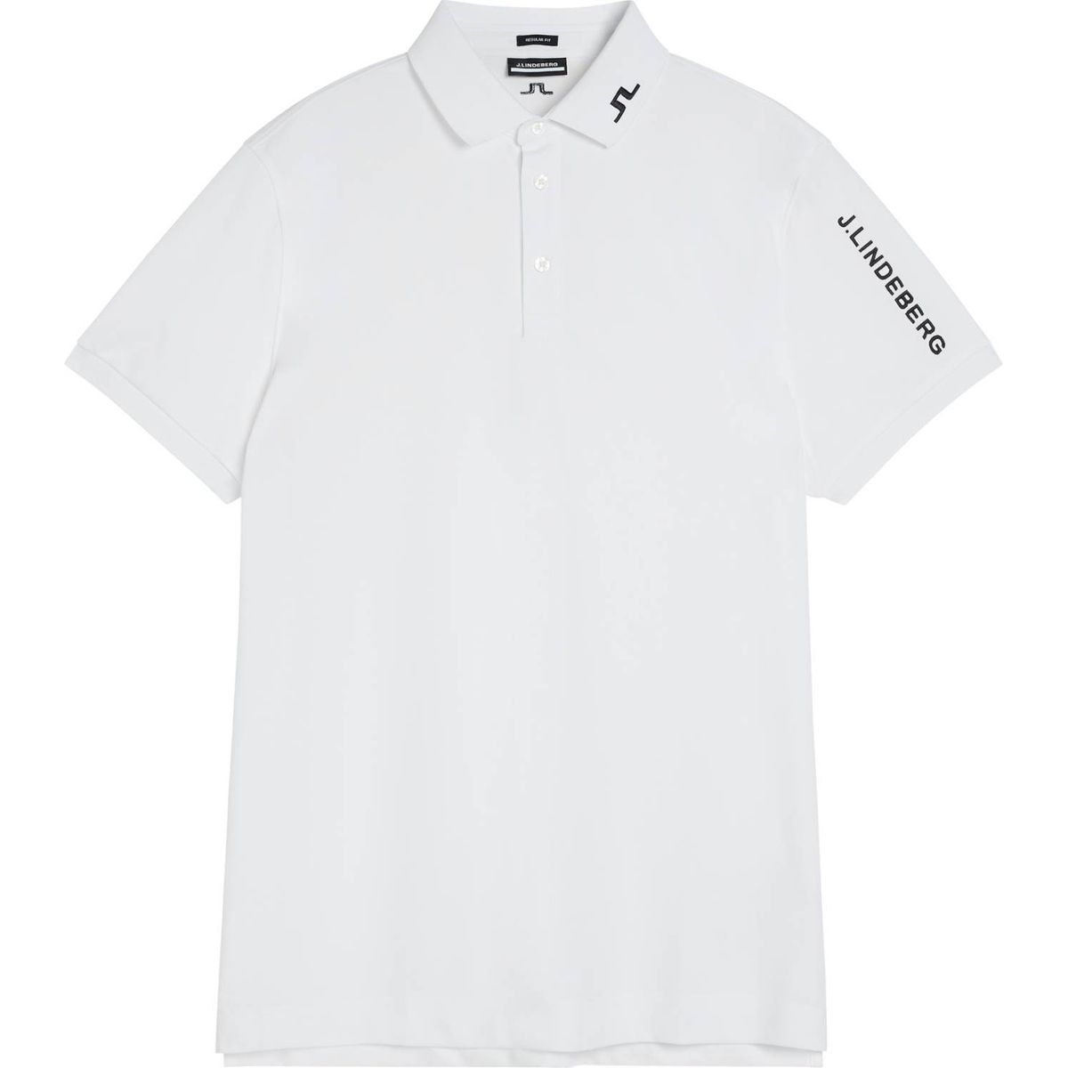 J. Lindeberg Tour Tech Regular Fit Herre Poloshirt - White - Str. S