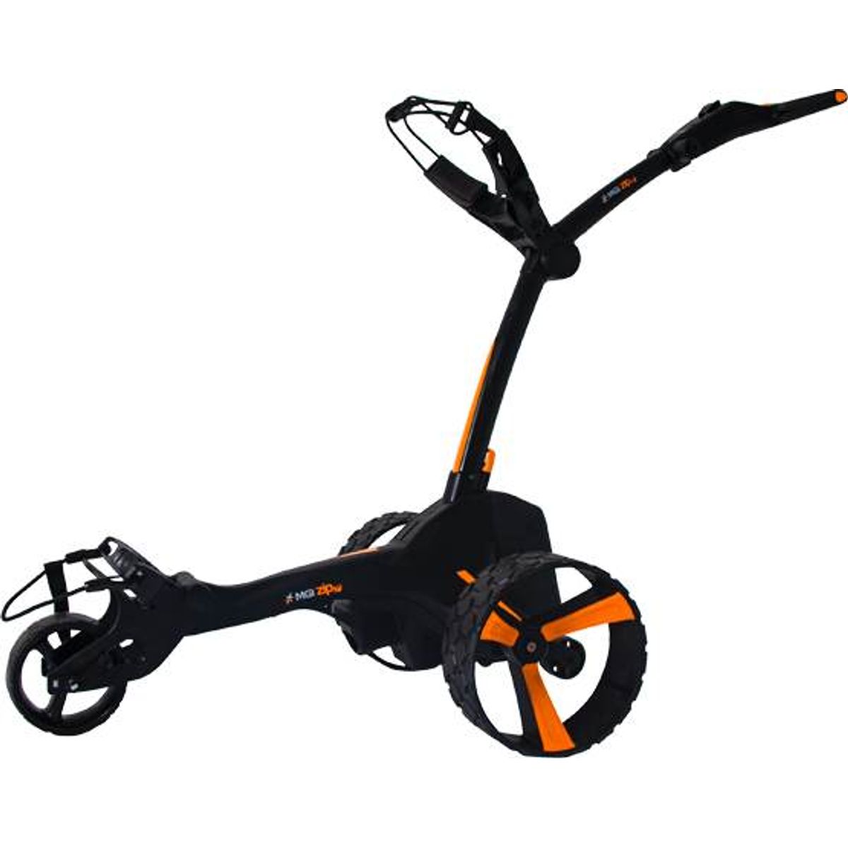 MGI Zip X4 Special Edition (2025) Elektrisk golfvogn - Black/Orange - 250Wh, 24v (27 Huller)