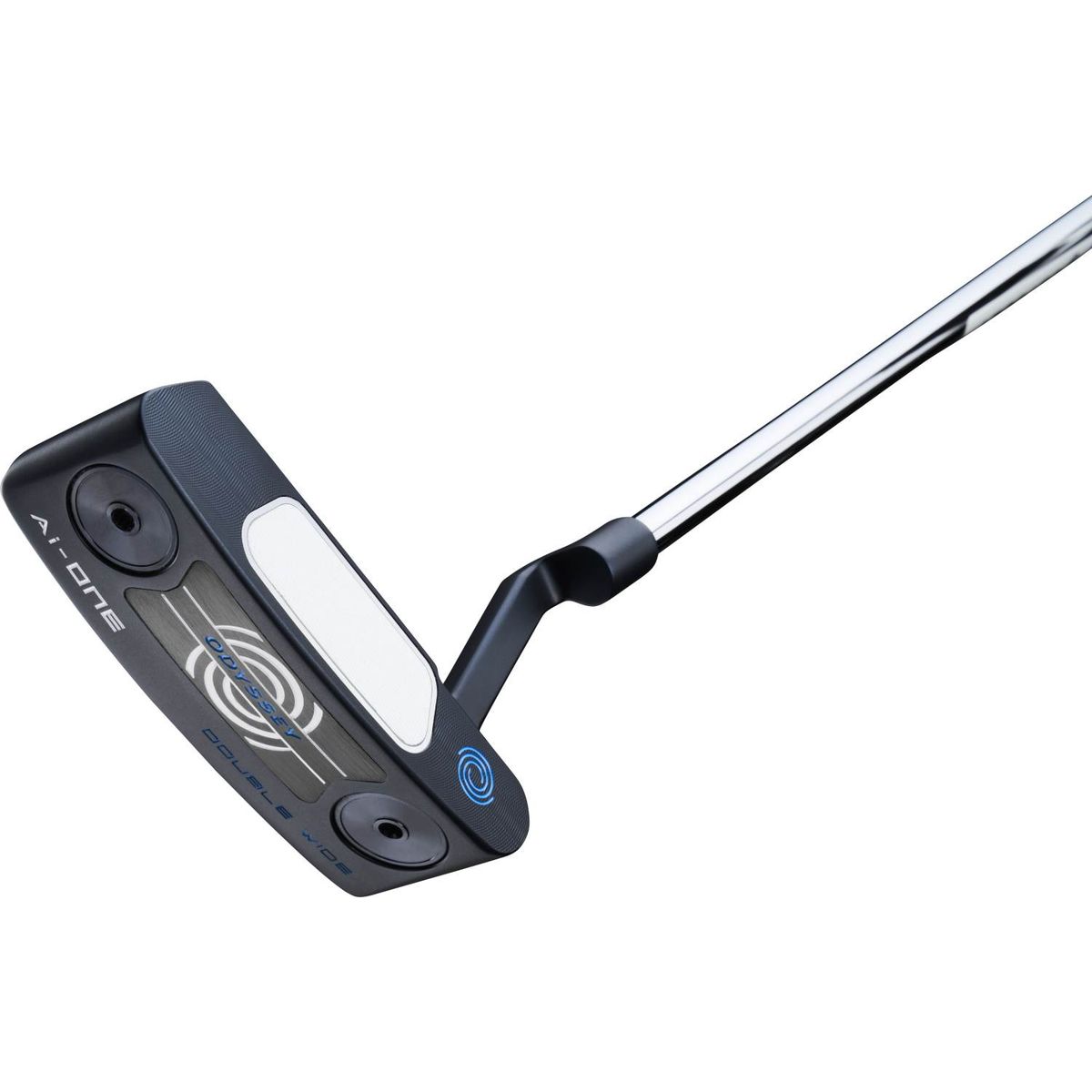 Odyssey Ai-One Double Wide CH Plumber Neck Putter - Blå - Højre - Str. 35" - Odyssey Ai-ONE (2023) Midsize Hvid/Blå