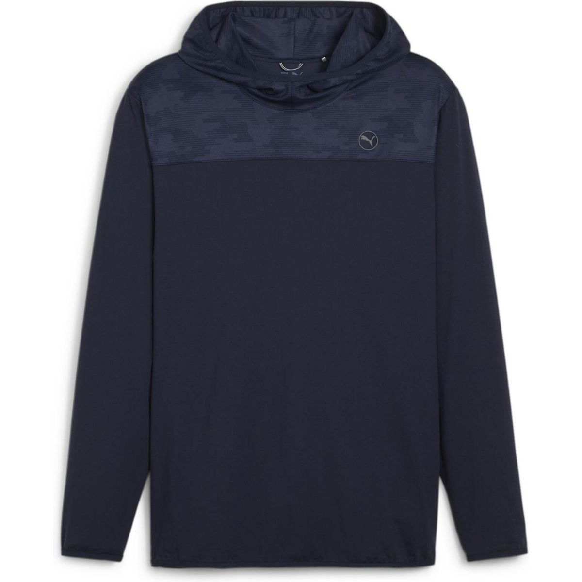 Puma Cloudspun Camo Hoodie (2024) Herre Pullover - Deep Navy - Str. S