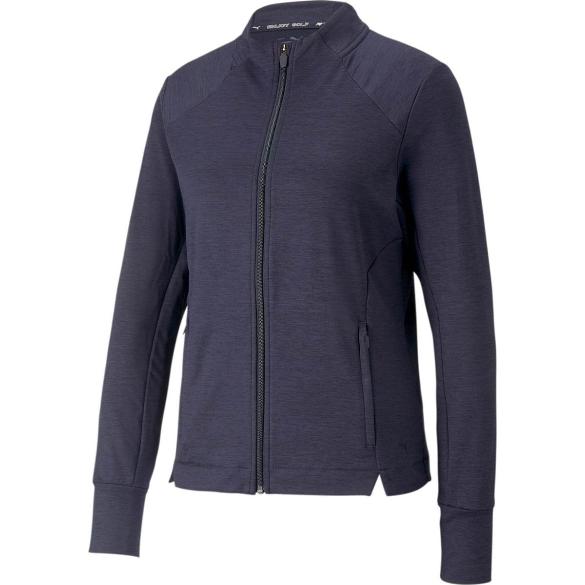 Puma Cloudspun Heather Full Zip Dame Jakke - Navy Blazer Heather - Str. M