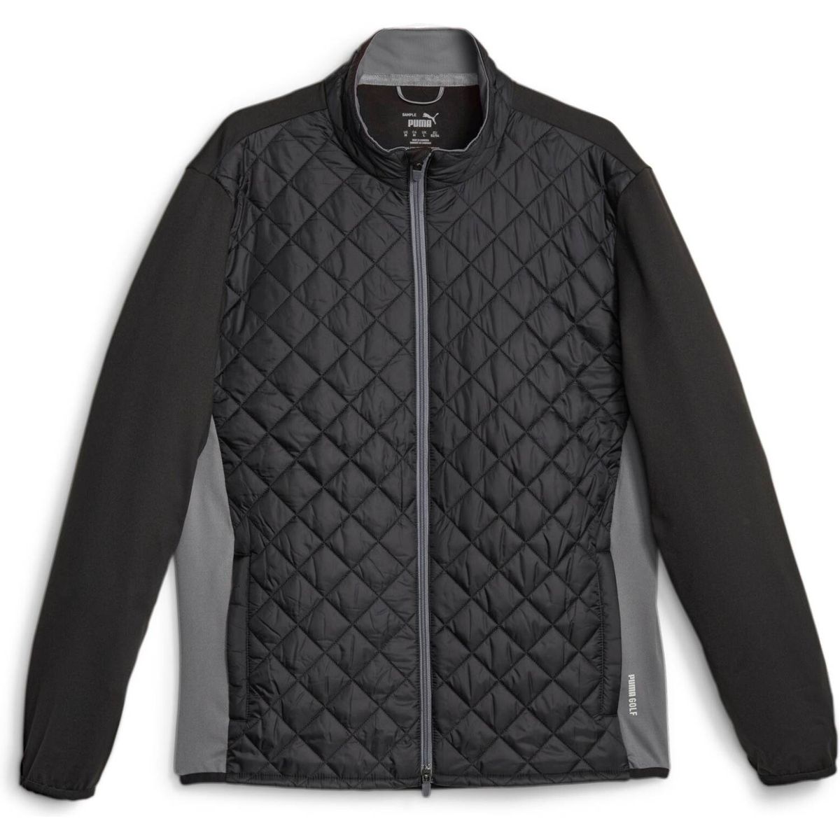 Puma Frost Quilted Herre Jakke - Puma Black/Slate Gray - Str. XXXL