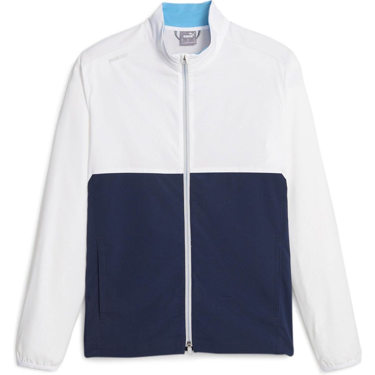 Puma Monterey Wind Jacket Herre Jakke - White Glow/Navy Blazer - Str. XS