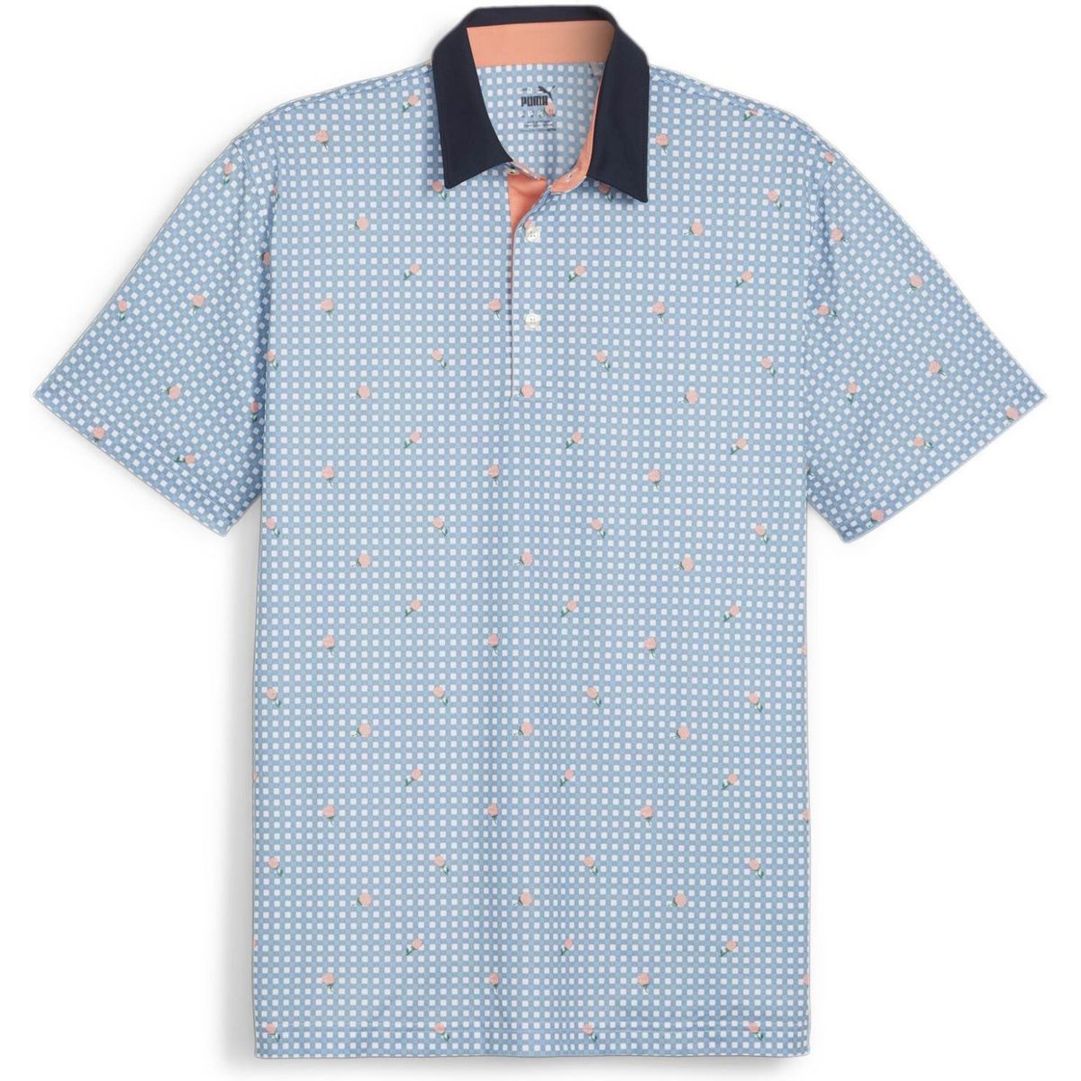 Puma Pique Gingham (2024) Herre Poloshirt