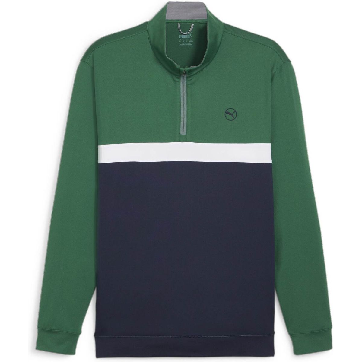 Puma Pure Colorblock (2024) Herre Pullover - Vine/Deep Navy - Str. S