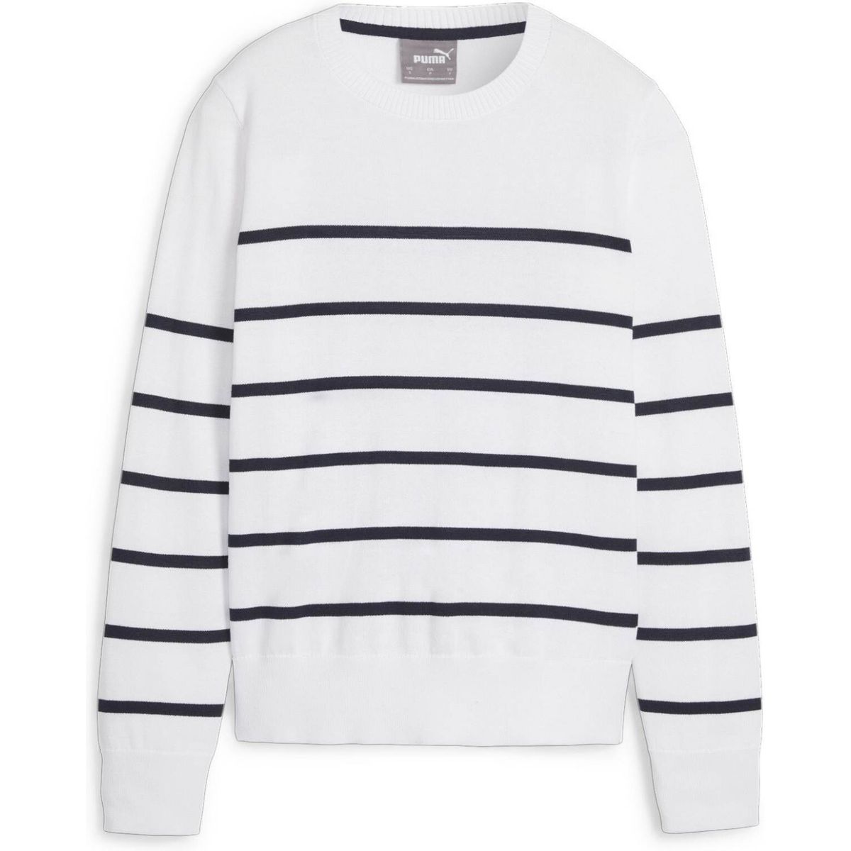 Puma Resort Sweater (2024) Dame Pullover - White Glow/Deep Navy - Str. S