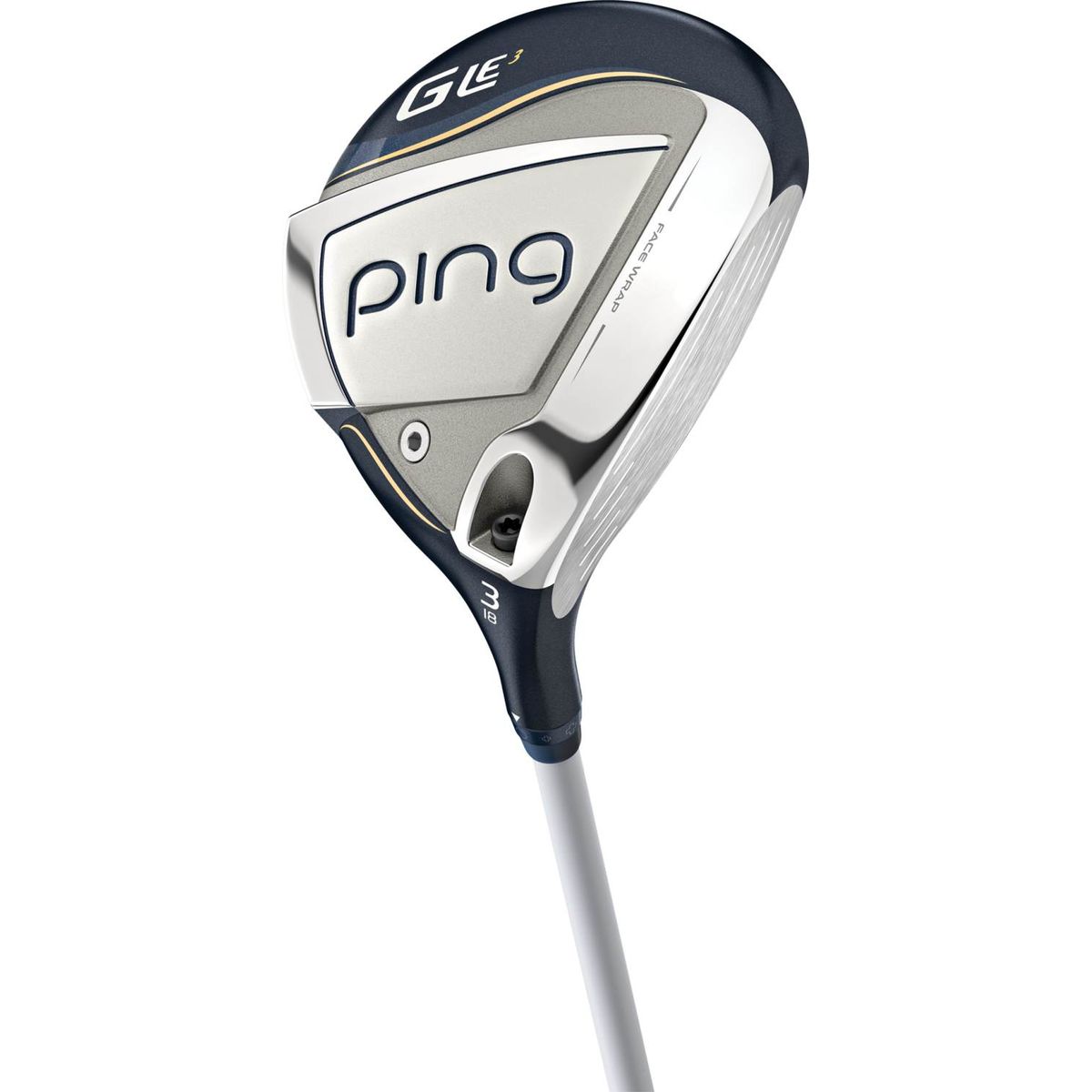 Ping G Le3 Dame Fairwaykølle - Navy - Højre - 24.0° (7 Kølle) - Ping ULT250 F Dame Lite Grafit