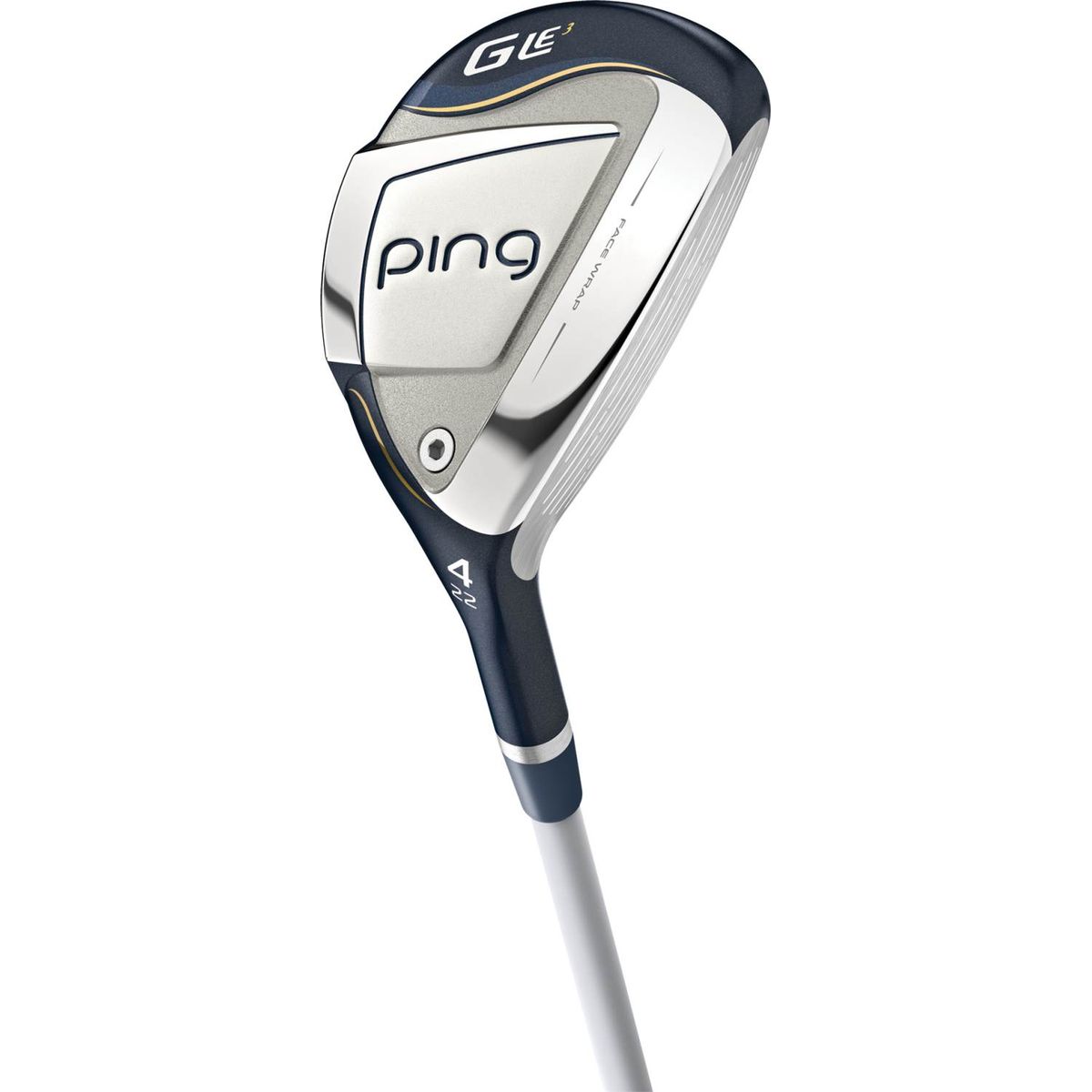 Ping G Le3 Dame Hybridkølle - Navy - Højre - 22.0° (4 Kølle) - Ping ULT250 H Dame Lite Grafit