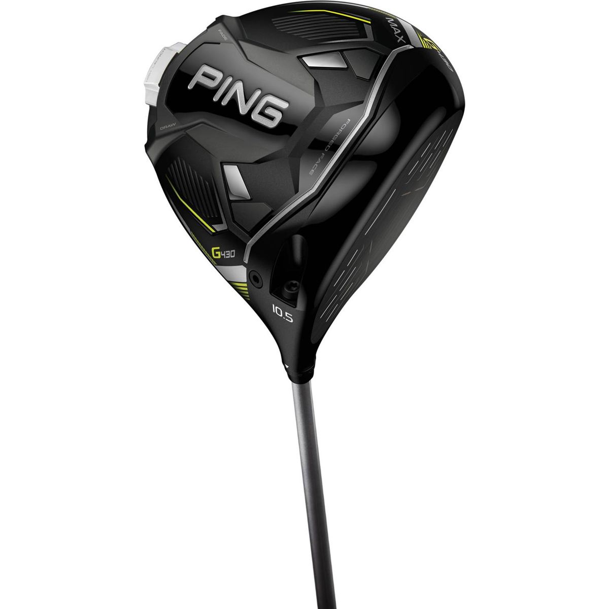 Ping G430 Max HL Herre Driver - Sort - Venstre - 10.5° - Ping Alta Quick 35 Soft Regular Grafit