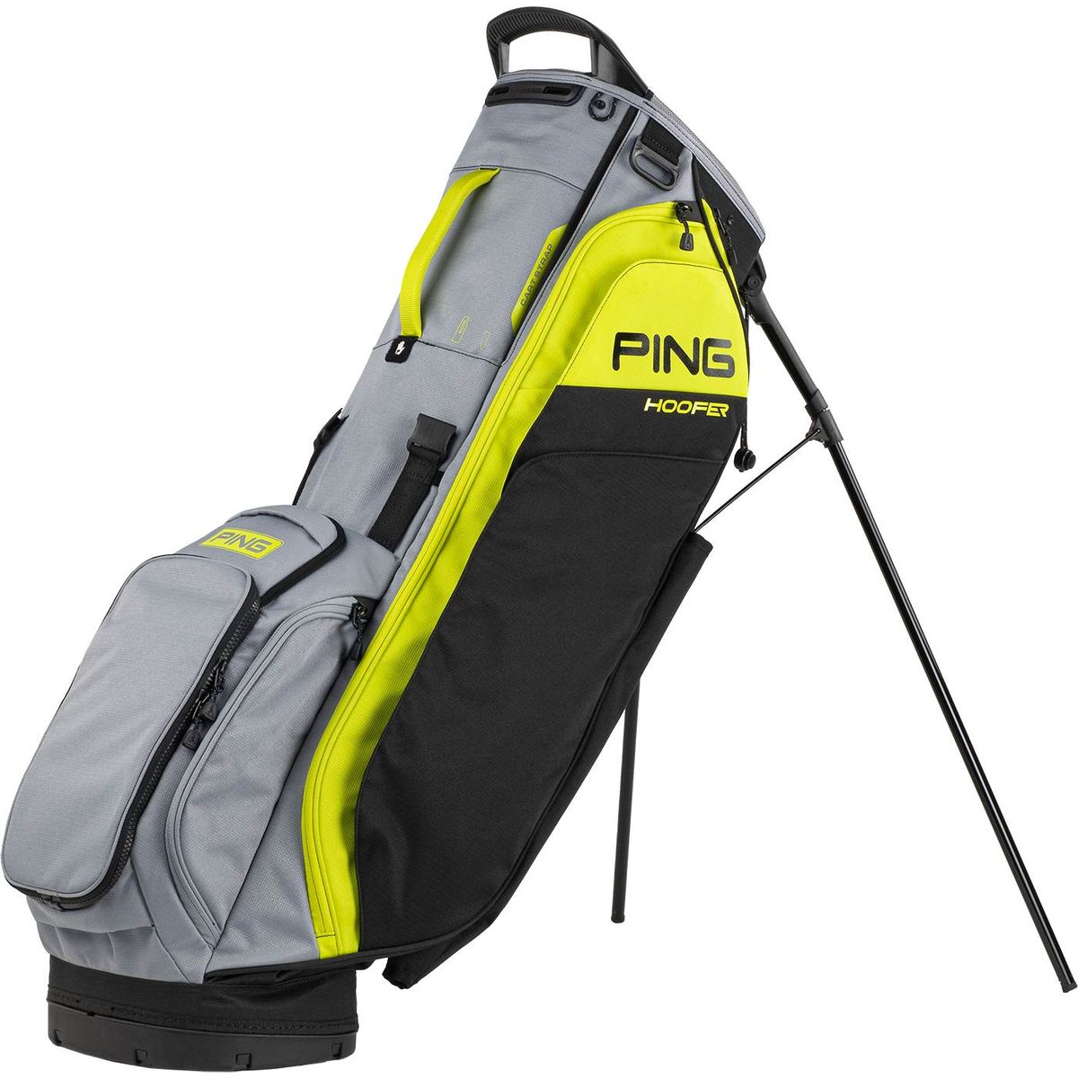 Ping Hoofer Bærebag - Black/Iron/Neon Yellow