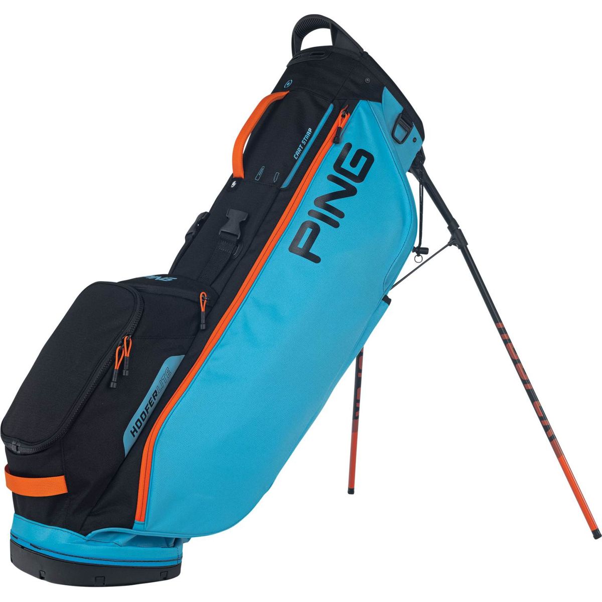 Ping Hoofer Lite Bærebag - Bright Blue/Black/Orange