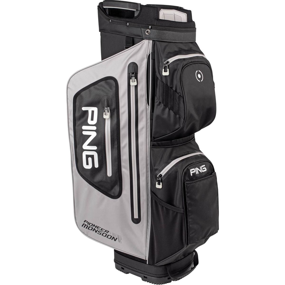 Ping Pioneer Monsoon Vandtæt Vognbag - Light Grey/Black/White