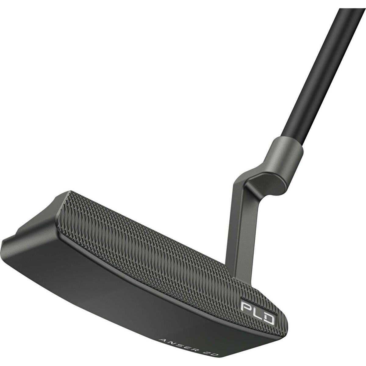 Ping PLD Anser 2D Plumber Neck Herre Putter - Gunmetal - Højre - Str. 34" - Ping PP58 Tour L Standard Sort