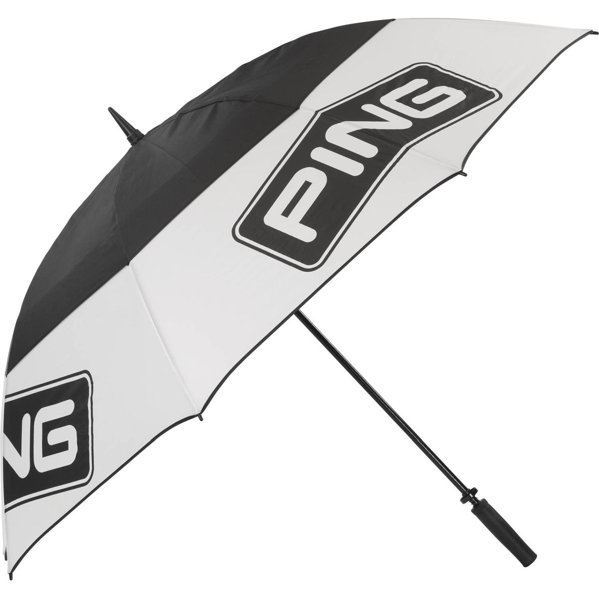 Ping Tour Paraply - Black/White