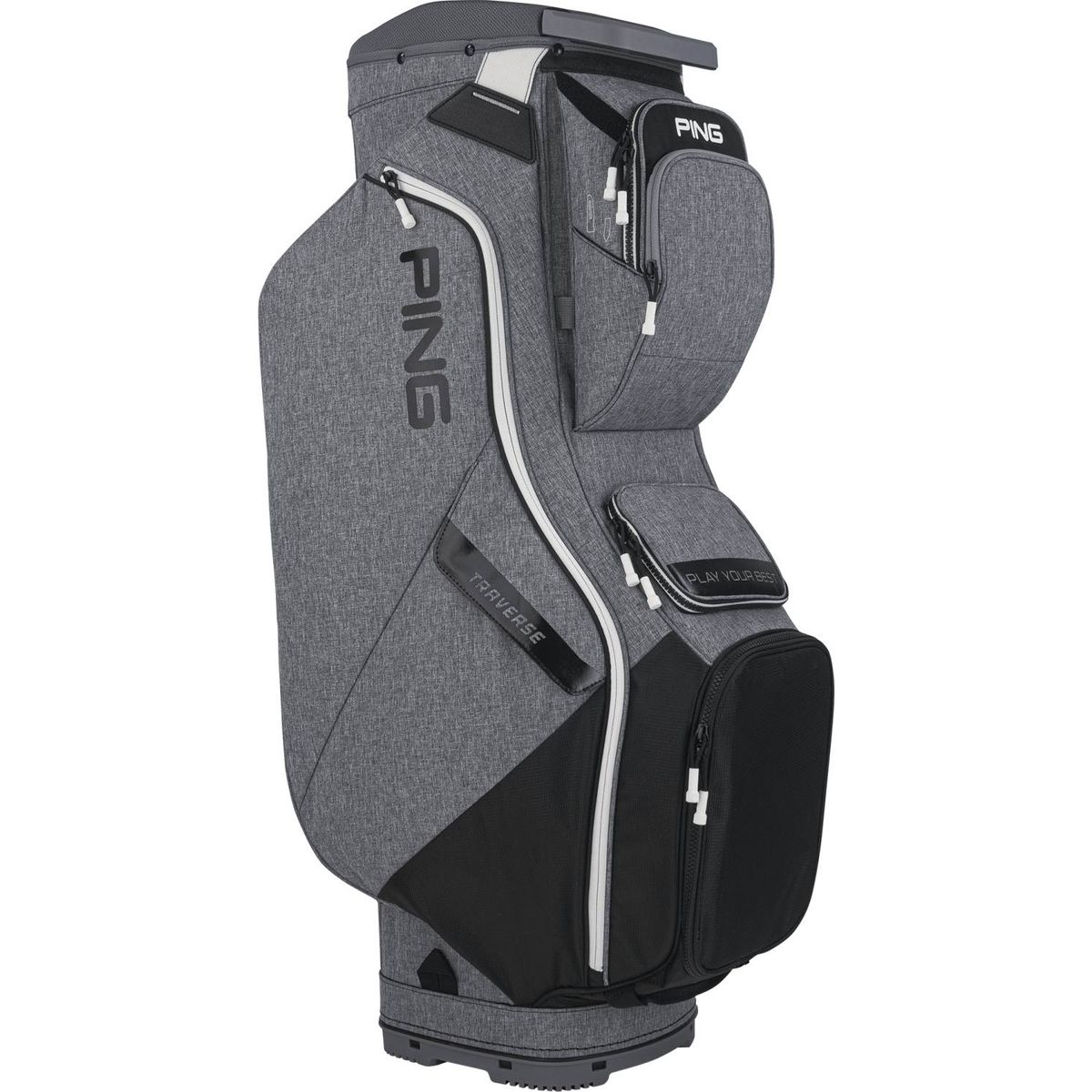 Ping Traverse Vognbag - Heather Grey/Black/White