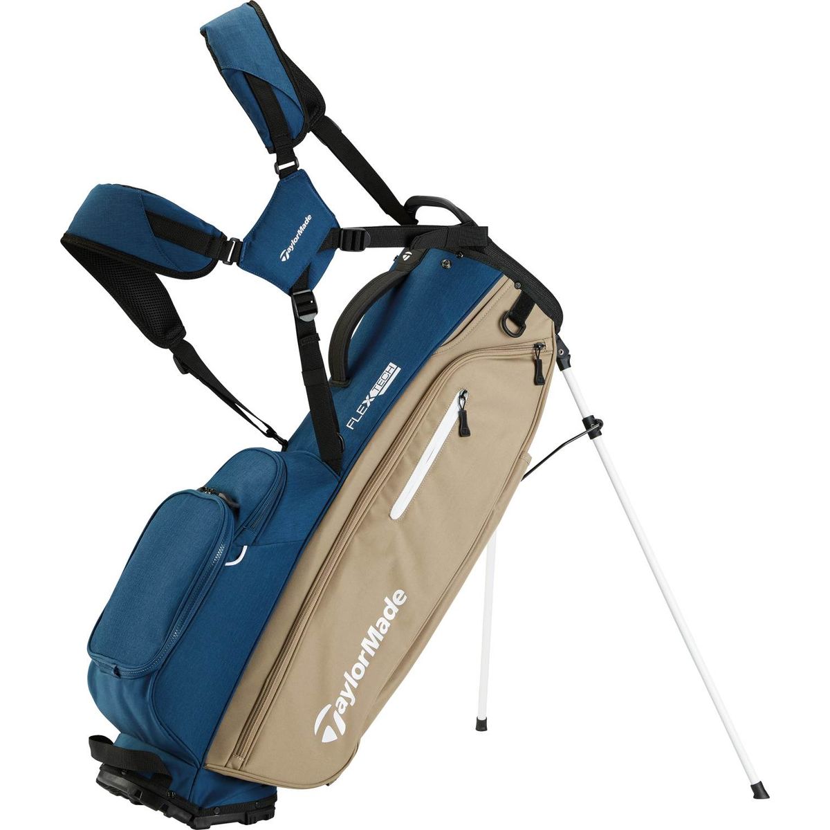 Taylormade FlexTech Bærebag - Navy/Tan