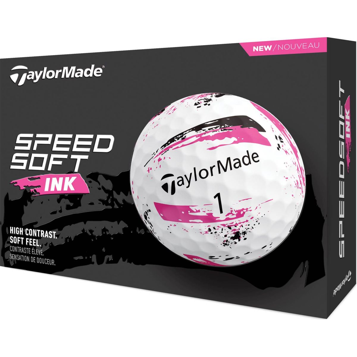 Taylormade SpeedSoft INK (2024) Golfbolde - Pink