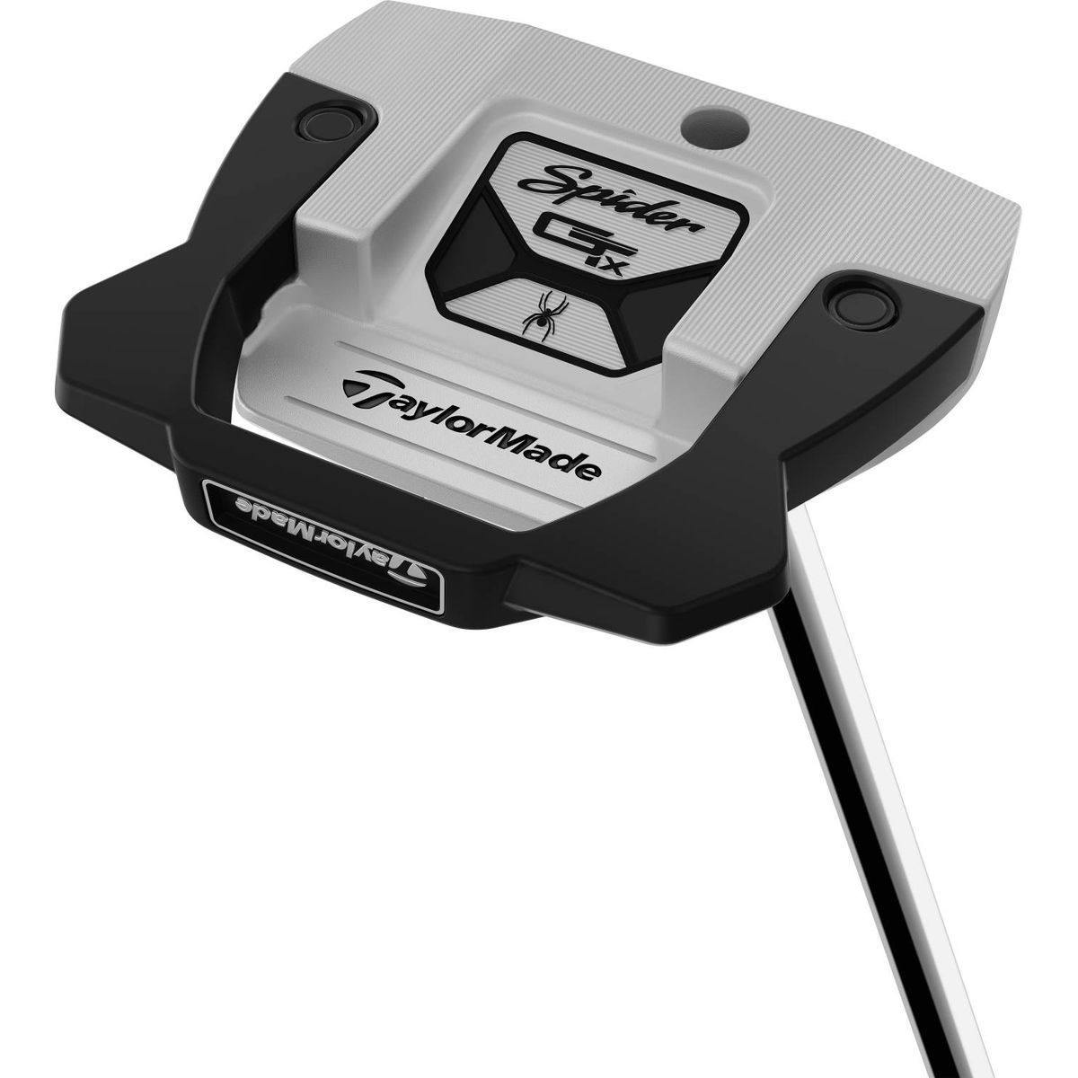 Taylormade Spider GTX - Center Shaft Straight Neck Putter - Silver - Højre - Str. 35" - Taylormade Pistol GTR 1.0 (2023) 1.0 Grå/Hvid