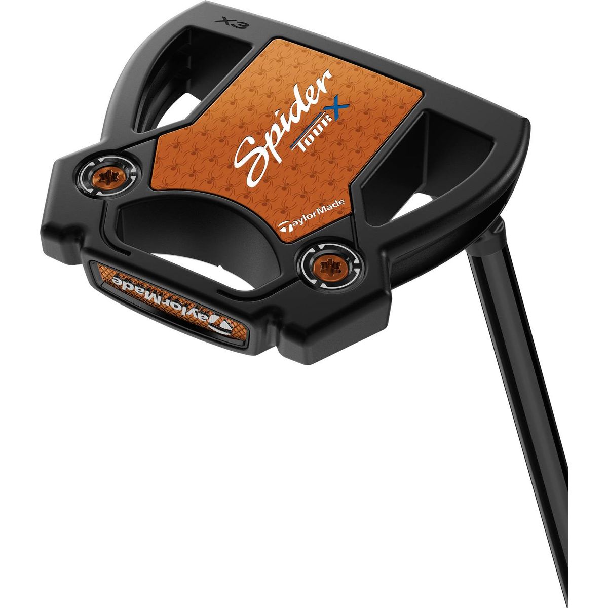 Taylormade Spider Tour X Slant Neck Putter - Sort/Kobber - Venstre - Str. 34" - Taylormade Pistol GT 1.0 (2025) 1.0 Black/Copper