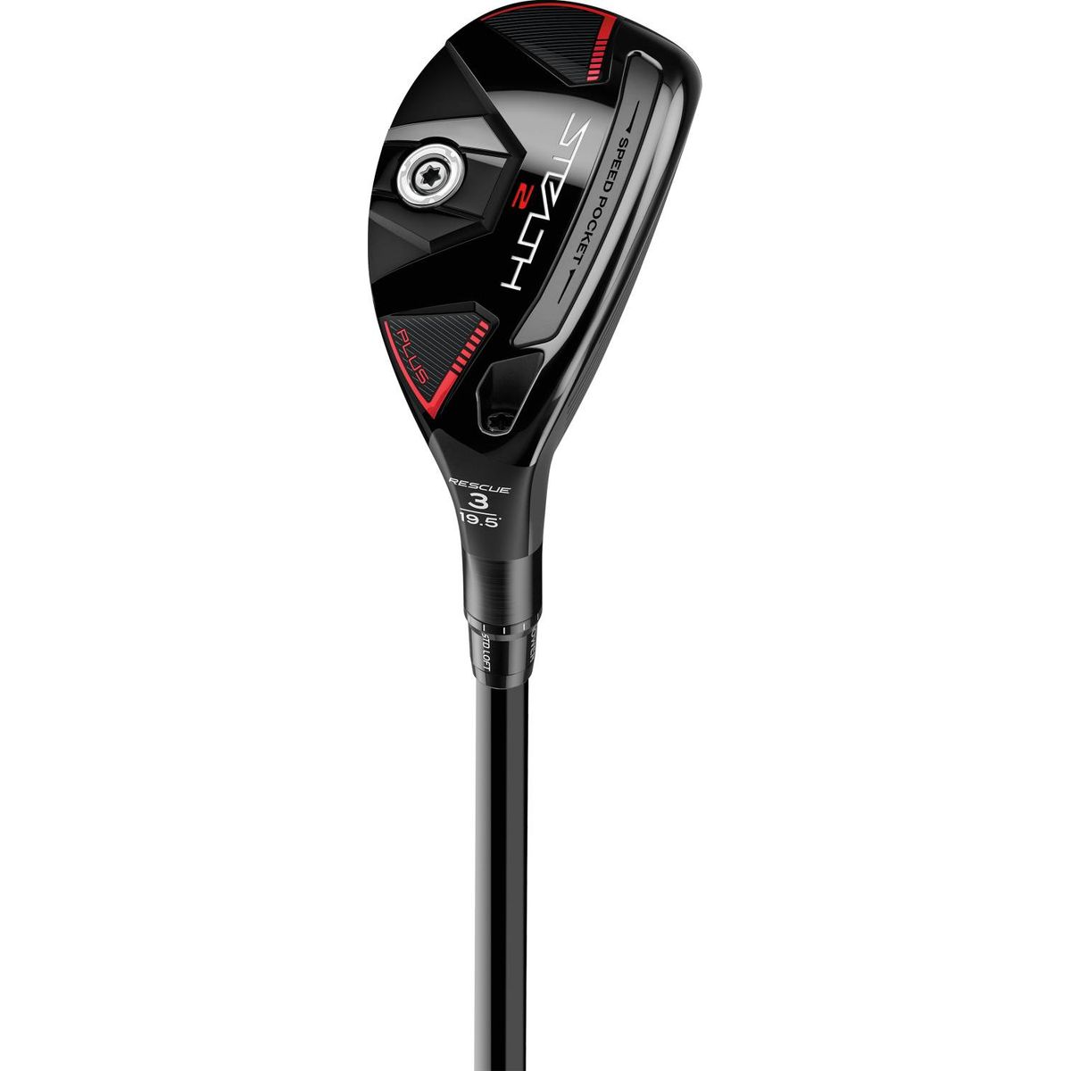 Taylormade Stealth 2 Herre Hybridkølle - Sort - Højre - 22.0° (4 Kølle) - Fujikura Ventus TR Red 7 Stiff Grafit