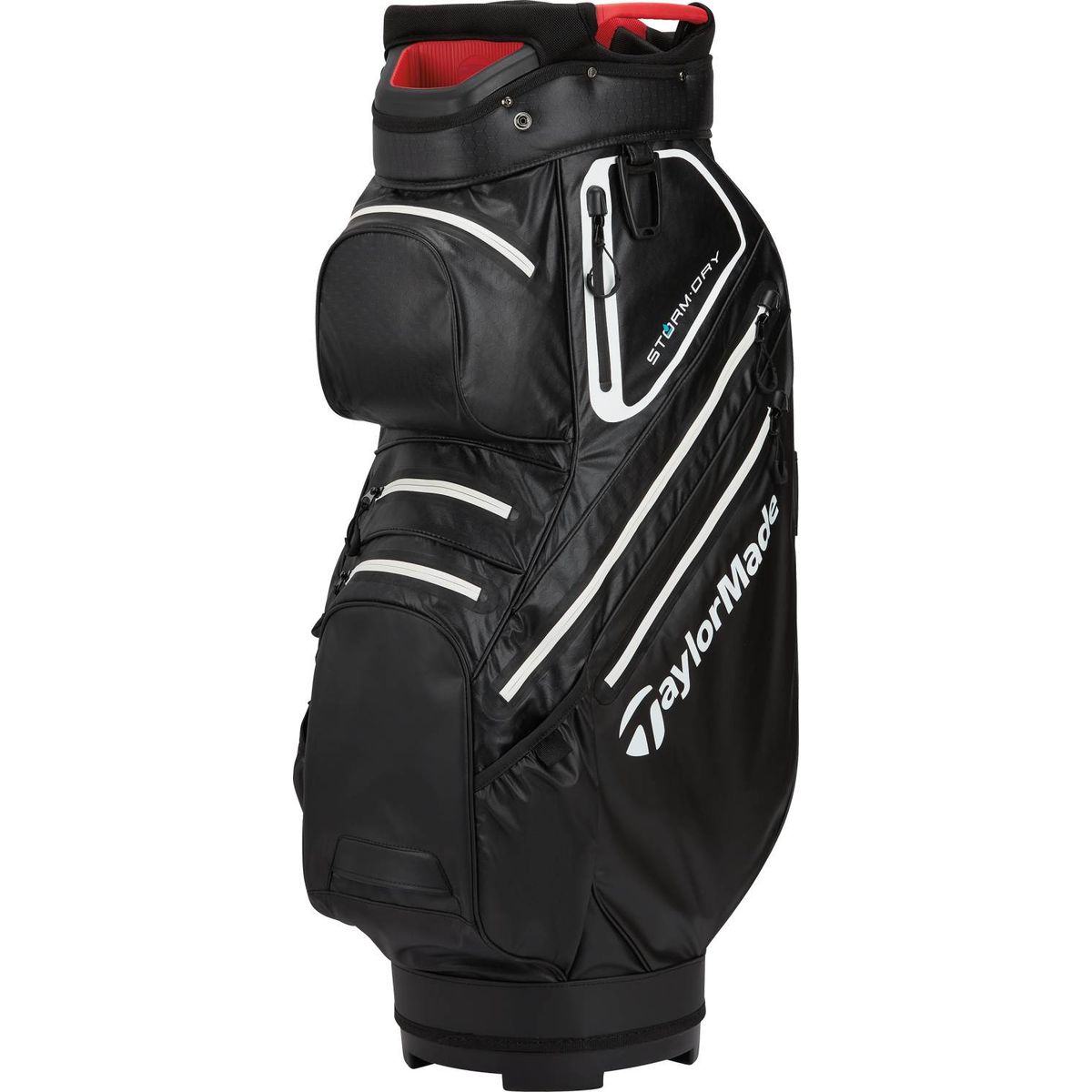 Taylormade Storm-Dry Vandtæt Vognbag - Black/White/Red