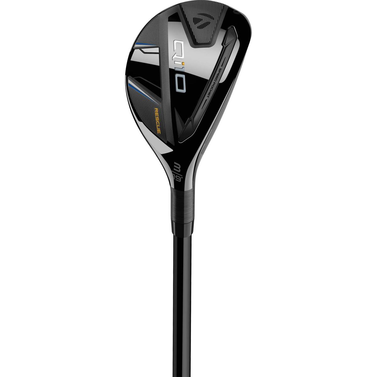 Taylormade Qi10 Herre Hybridkølle - Sort/Blå - Venstre - 19.0° (3 Kølle) - Fujikura Ventus TR Blue 6 Regular Grafit