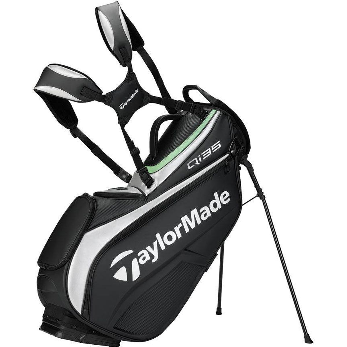 Taylormade Qi35 Tour Staff Bærebag - Green/Grey