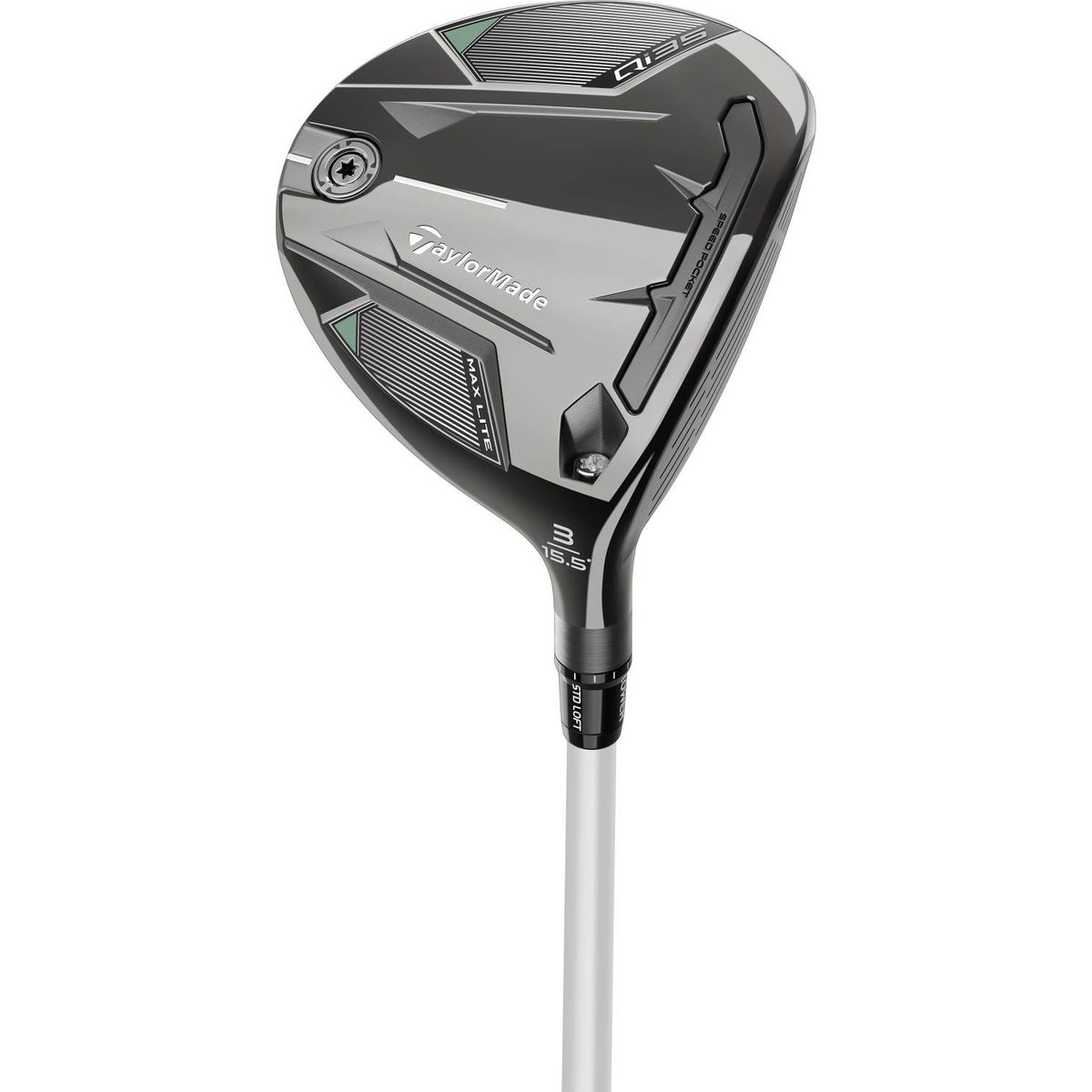 Taylormade Qi35 Max Lite Dame Fairwaykølle - Silver - Højre - 15.5° (3 Kølle) - Fujikura Airspeeder 40 Dame Grafit