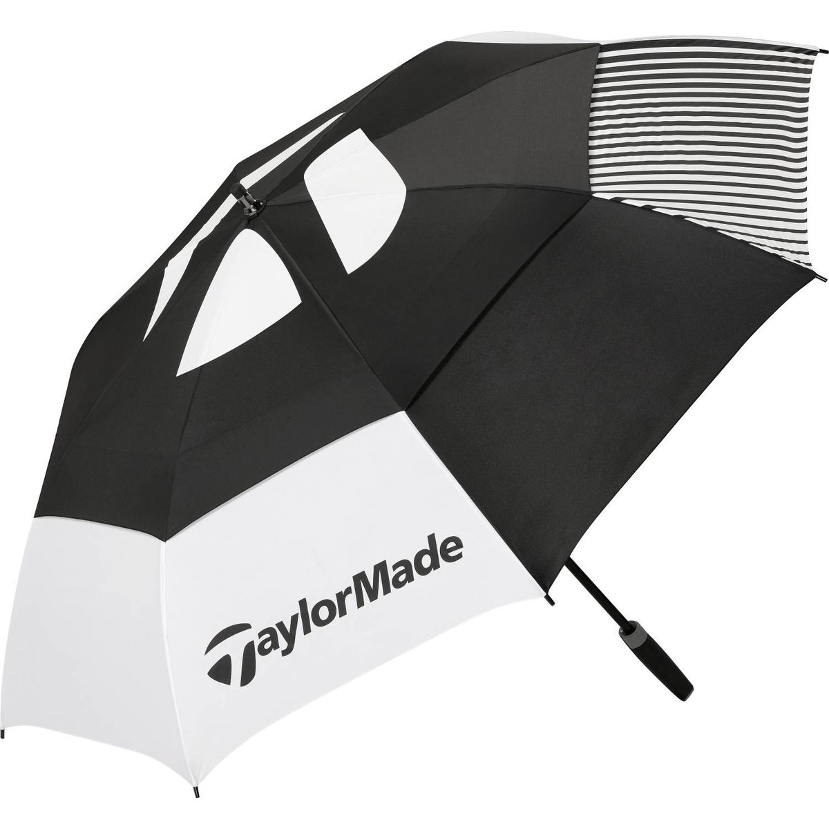 Taylormade Tour Double Canopy 64" Paraply - Black/White