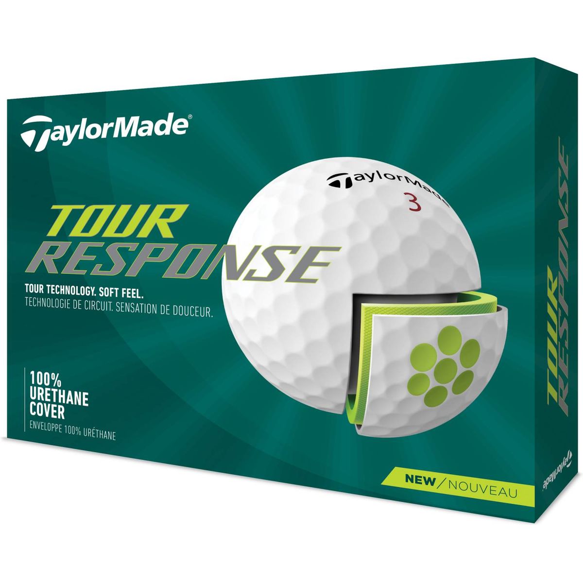 Taylormade Tour Response (2022) Golfbolde - Hvid