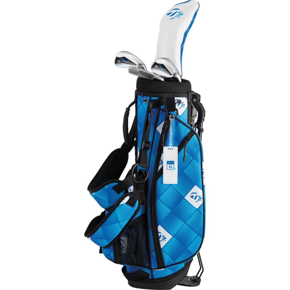 Taylormade Team Junior Junior Golfsæt - Blue/White - Højre - FW, 7, W, Putter - Taylormade Team Junior Junior Grafit