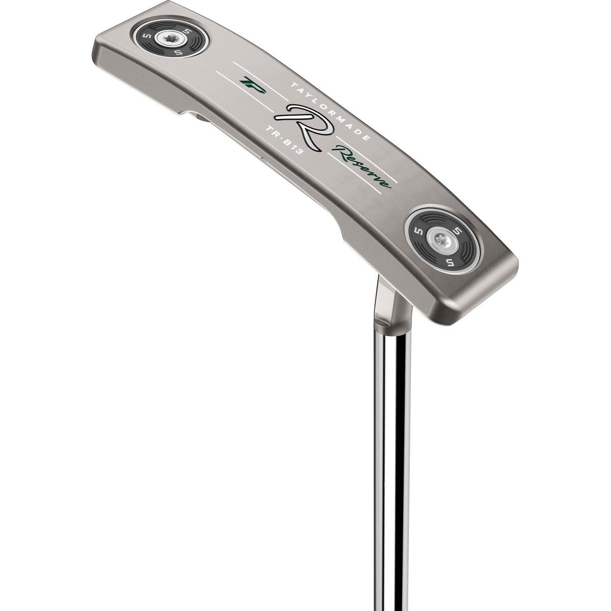 Taylormade TP Reserve B13 Slant Neck Putter - Chrome - Venstre - Str. 35" - Taylormade Deep Etched (2023) Standard Sort/Grå