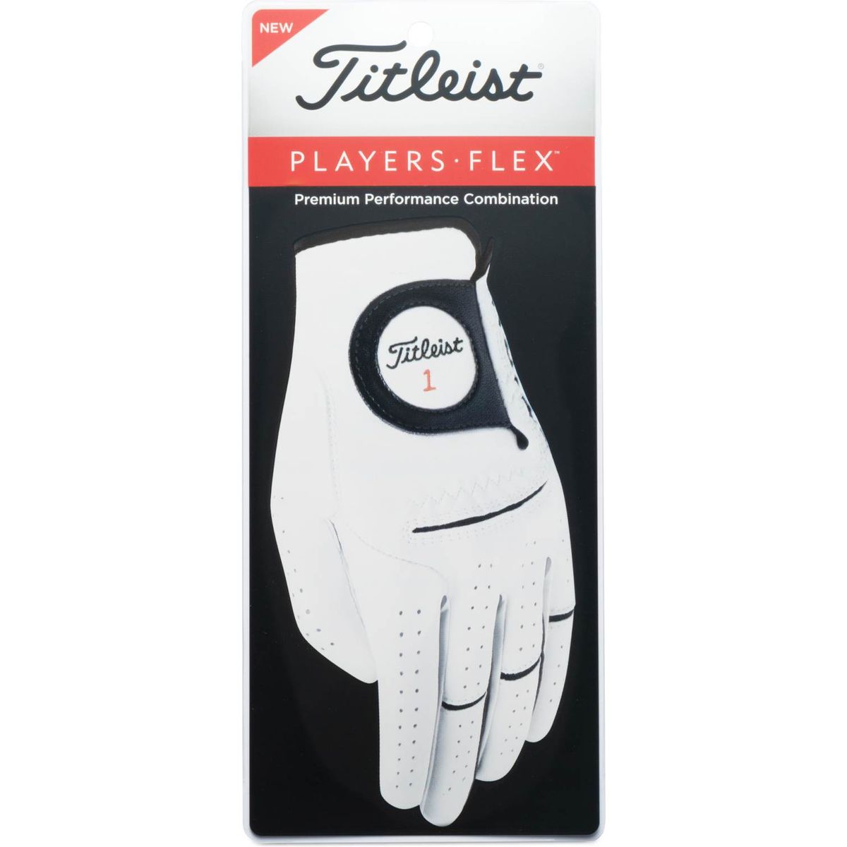 Titleist Players Flex Læder Dame Golfhandske - Pearl - Venstre - Str. S