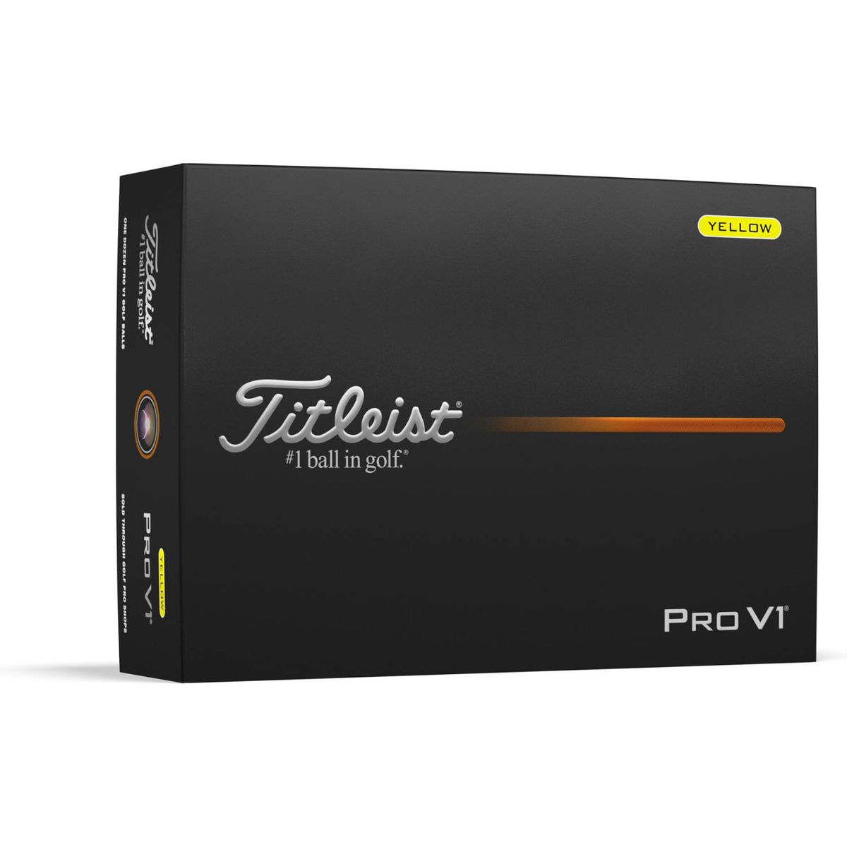 Titleist Pro V1 (2025) Golfbolde - Gul