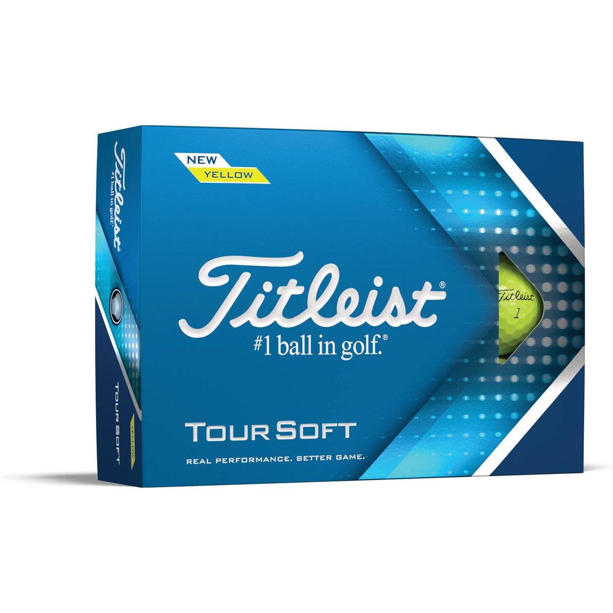 Titleist Tour Soft (2022) Logobolde - Gul