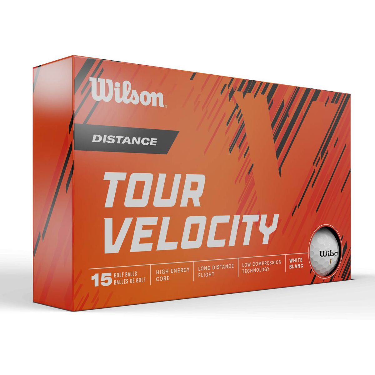 Wilson Staff Tour Velocity Distance (2024) Golfbolde - Hvid