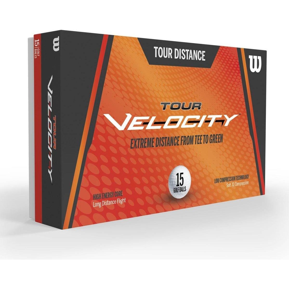 Wilson Staff Tour Velocity Distance Logobolde - Hvid