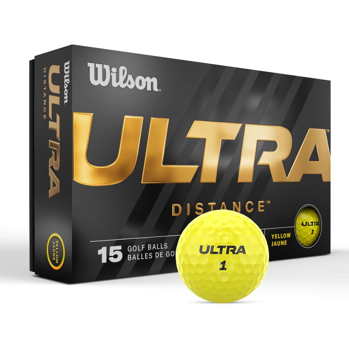 Wilson Staff Ultra Distance (2023) Golfbolde - Gul