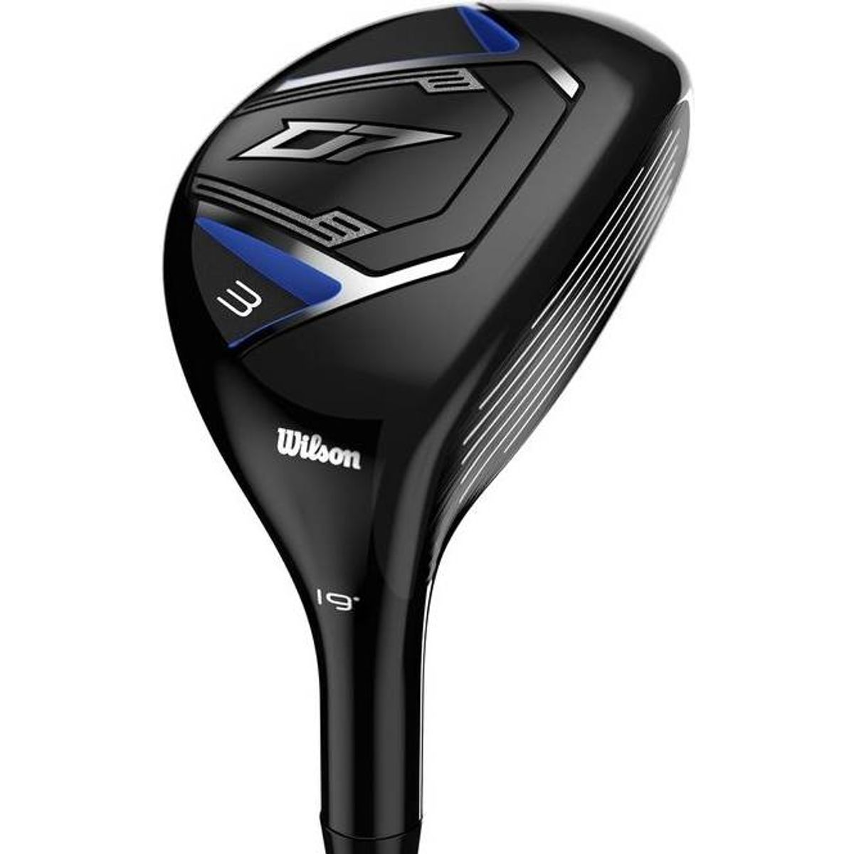 Wilson Staff D7 Herre Hybridkølle - Sort - Højre - 28.0° (6 Kølle) - UST Mamiya Recoil ESX 460 Senior F2 Grafit