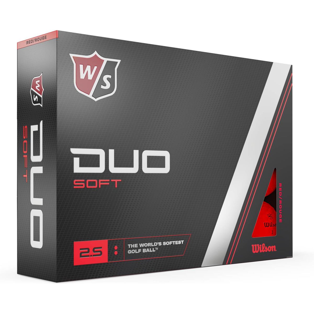 Wilson Staff Duo Soft (2023) Golfbolde - Rød