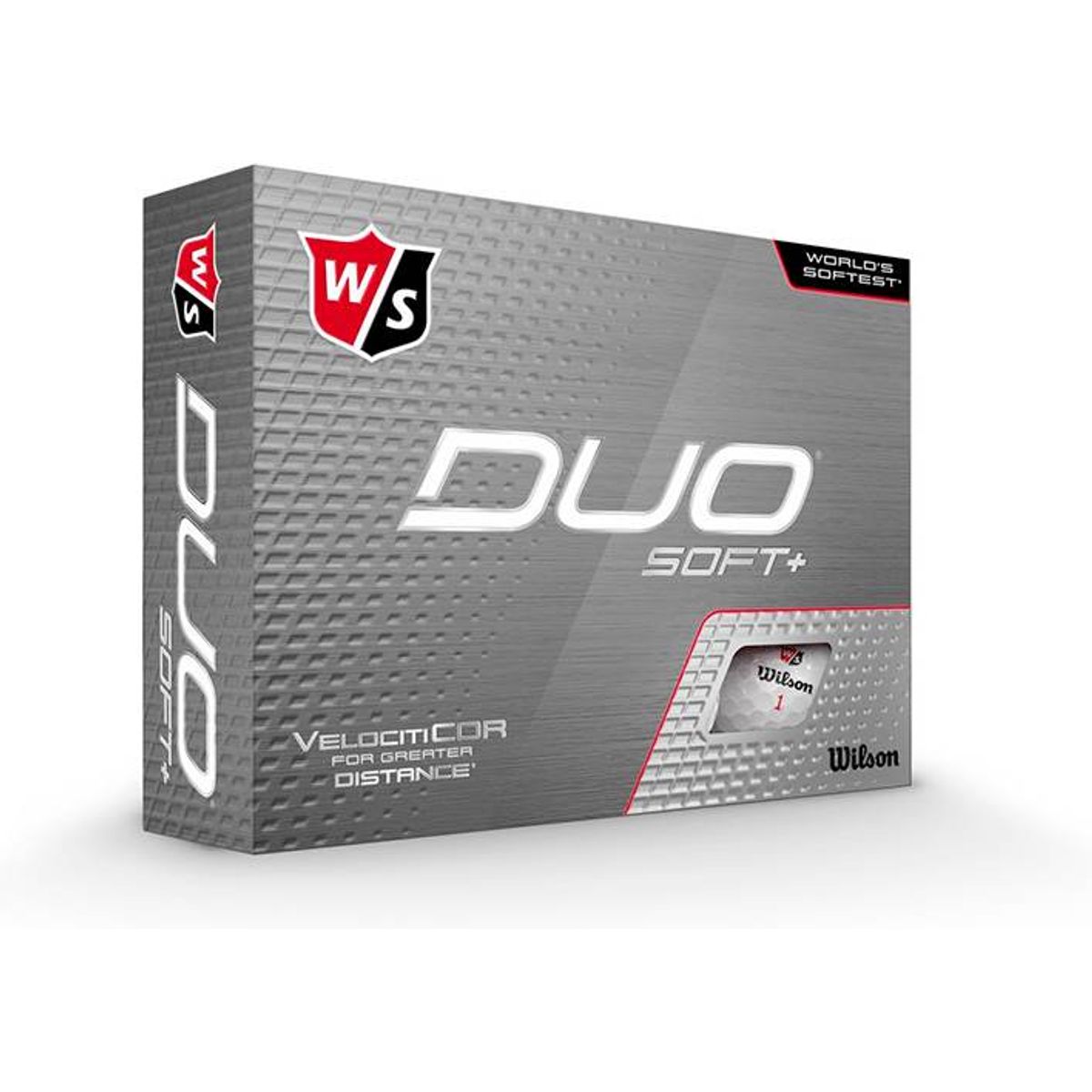 Wilson Staff Duo Soft + Golfbolde - Hvid